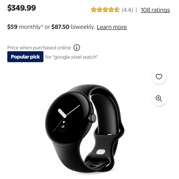 Google Smartwatch - Black - Picture 6 of 6